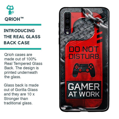 Do No Disturb Glass Case For Samsung Galaxy A70