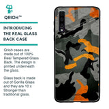 Camouflage Orange Glass Case For Samsung Galaxy A70