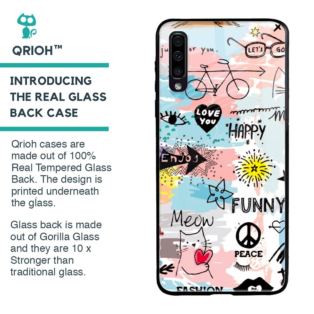 Just For You Glass Case For Samsung Galaxy A70