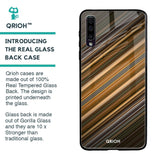 Diagonal Slash Pattern Glass Case for Samsung Galaxy A70