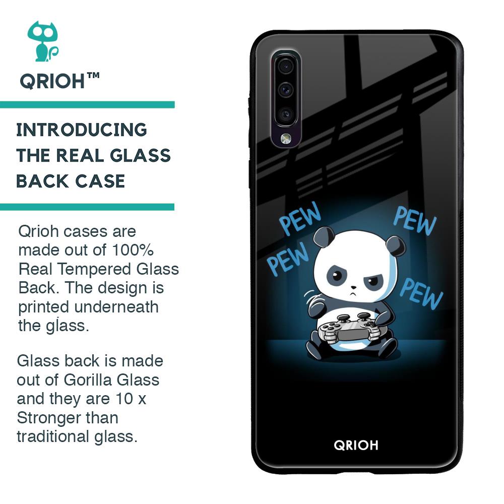 Pew Pew Glass Case for Samsung Galaxy A70