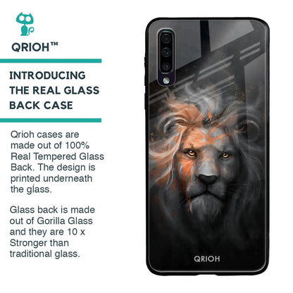 Devil Lion Glass Case for Samsung Galaxy A70
