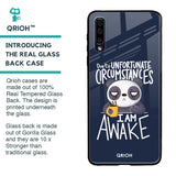 Struggling Panda Glass Case for Samsung Galaxy A70
