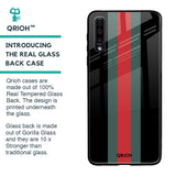 Vertical Stripes Glass Case for Samsung Galaxy A70