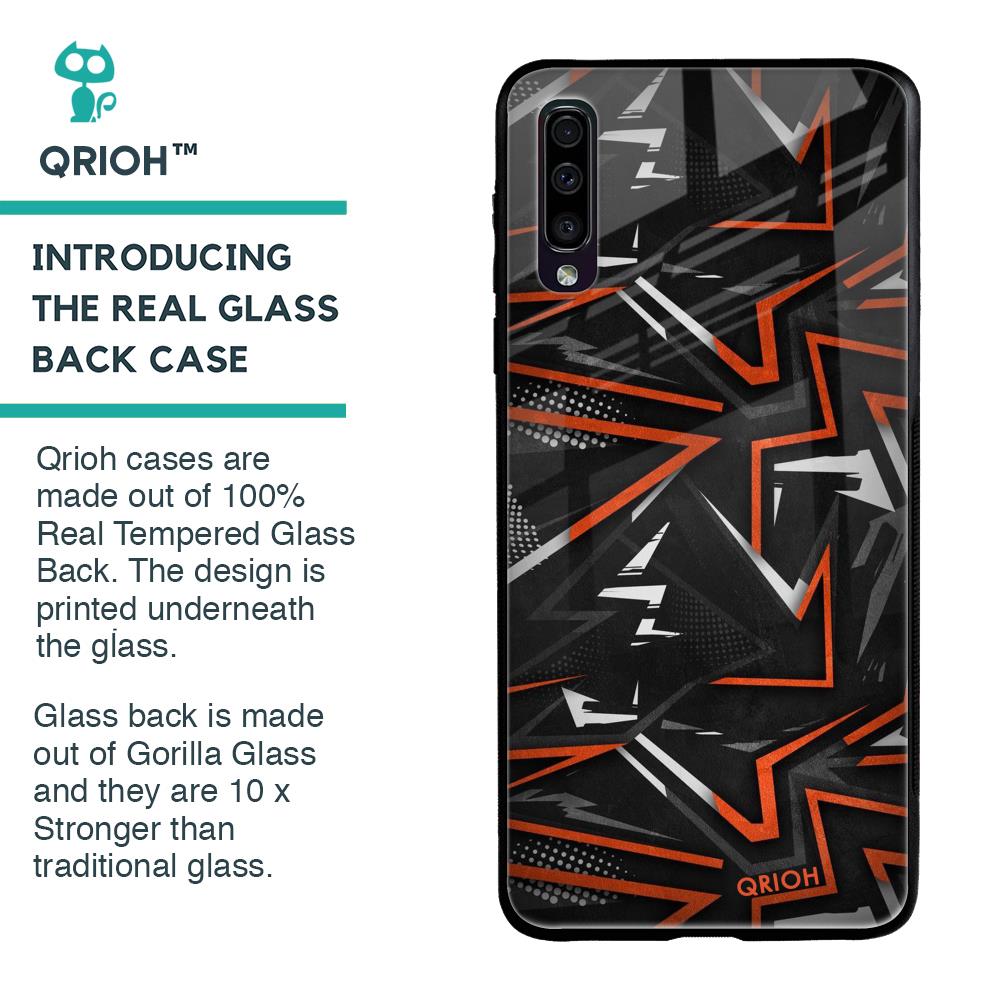 Vector Art Glass Case for Samsung Galaxy A70