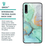 Green Marble Glass case for Samsung Galaxy A70