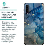 Blue Cool Marble Glass Case for Samsung Galaxy A70