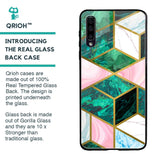 Seamless Green Marble Glass Case for Samsung Galaxy A70