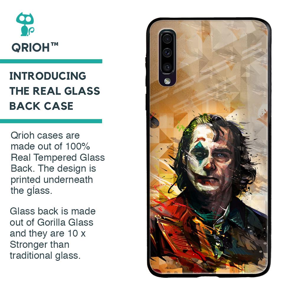 Psycho Villain Glass Case for Samsung Galaxy A70