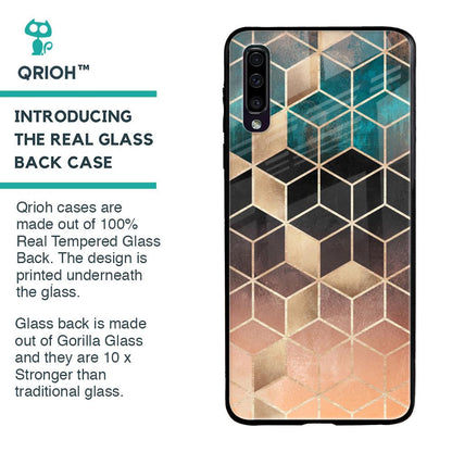 Bronze Texture Glass Case for Samsung Galaxy A70