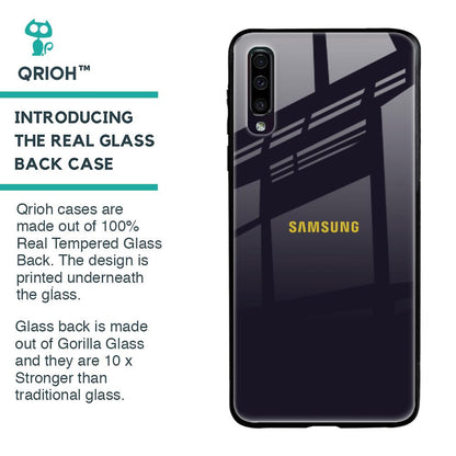 Deadlock Black Glass Case For Samsung Galaxy A70