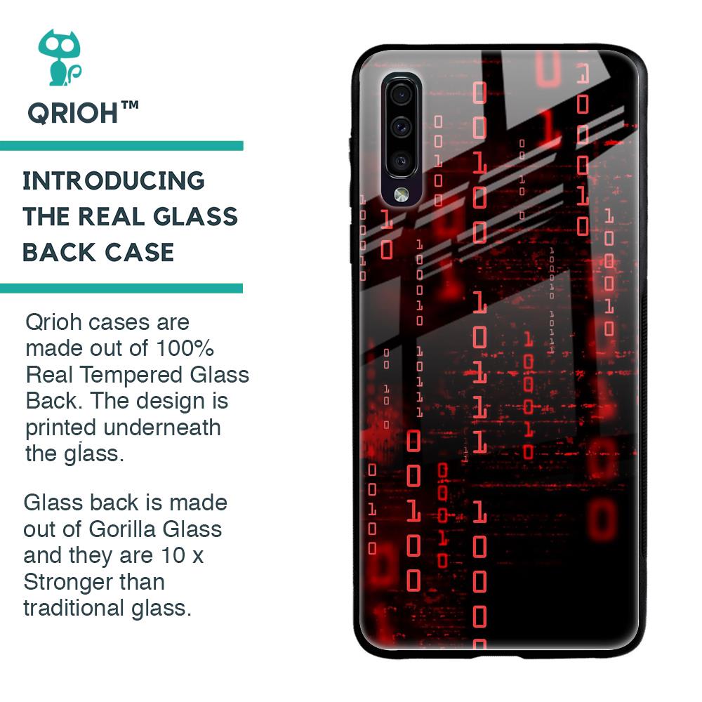 Let's Decode Glass Case For Samsung Galaxy A70