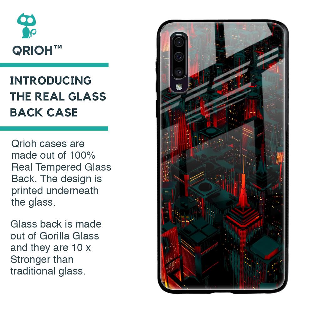 City Light Glass Case For Samsung Galaxy A70