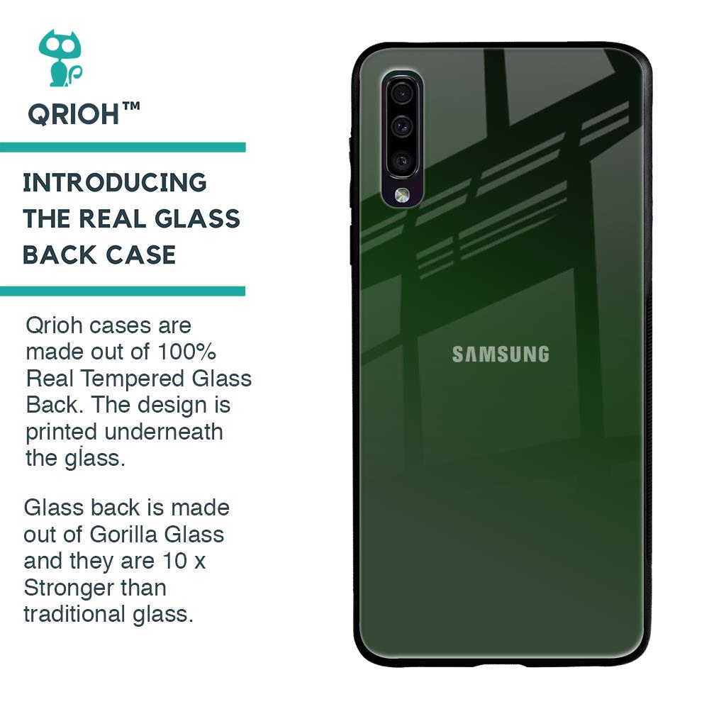 Deep Forest Glass Case for Samsung Galaxy A70