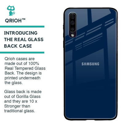 Royal Navy Glass Case for Samsung Galaxy A70