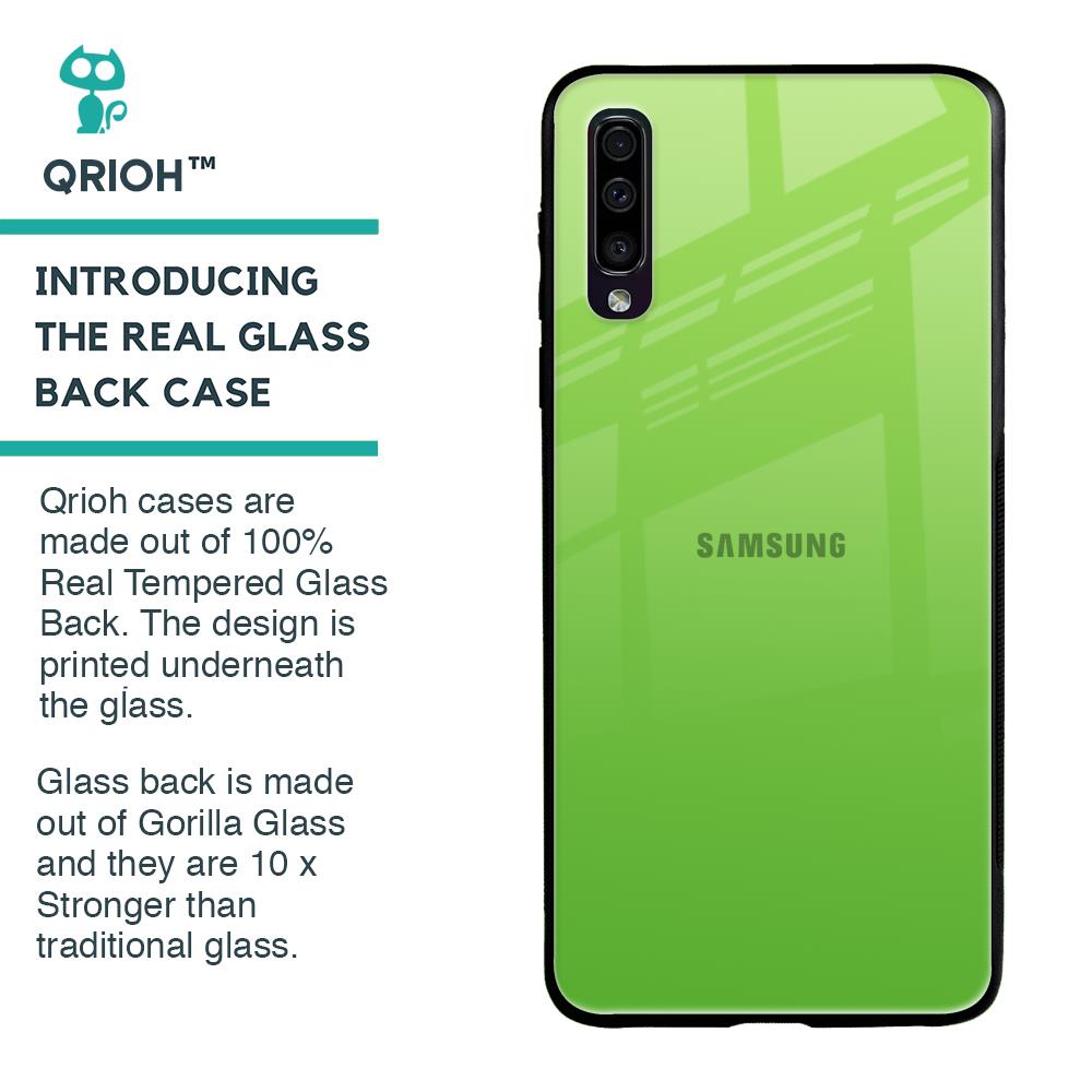 Paradise Green Glass Case For Samsung Galaxy A70