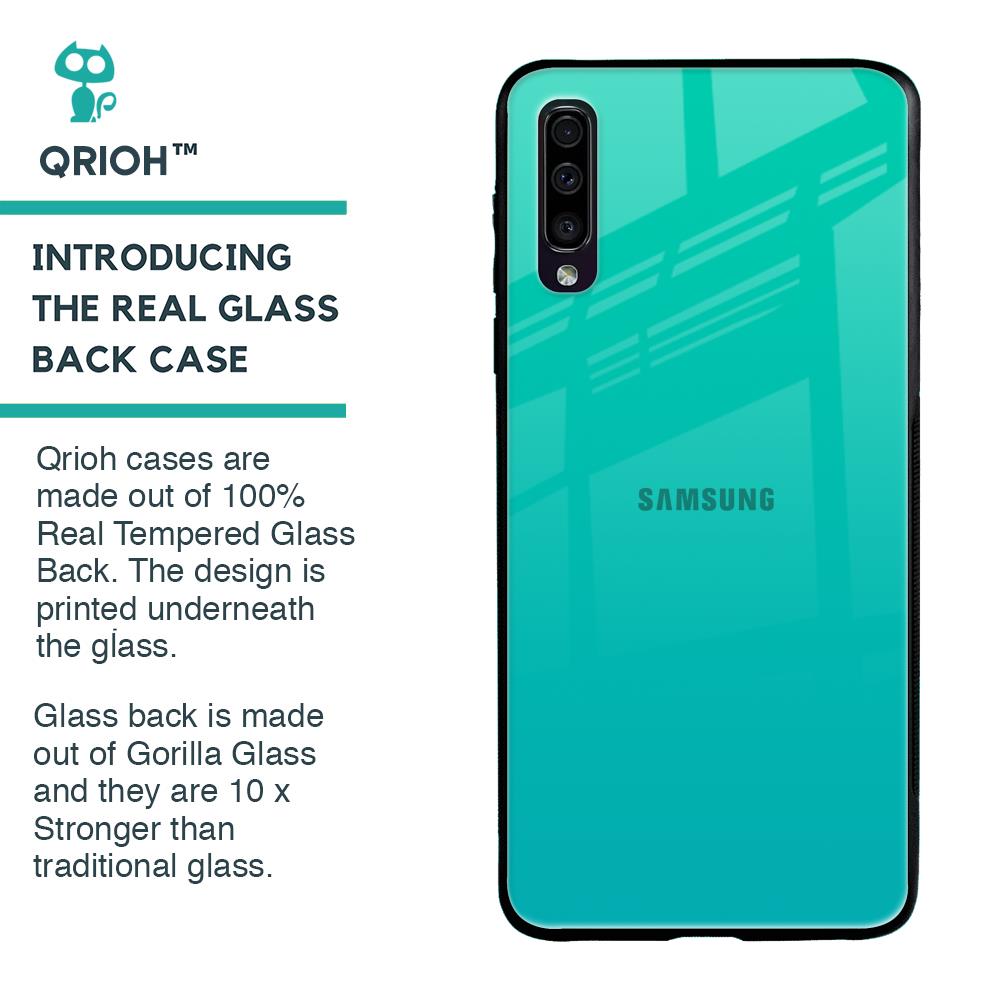 Cuba Blue Glass Case For Samsung Galaxy A70