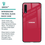 Solo Maroon Glass case for Samsung Galaxy A70