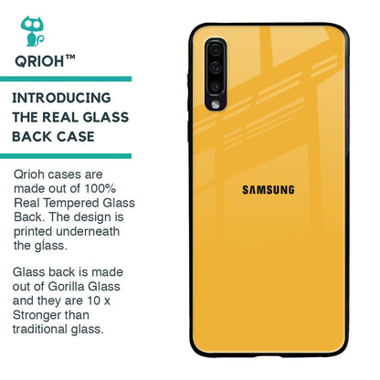 Fluorescent Yellow Glass case for Samsung Galaxy A70