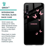 Fly Butterfly Glass Case for Samsung Galaxy A70