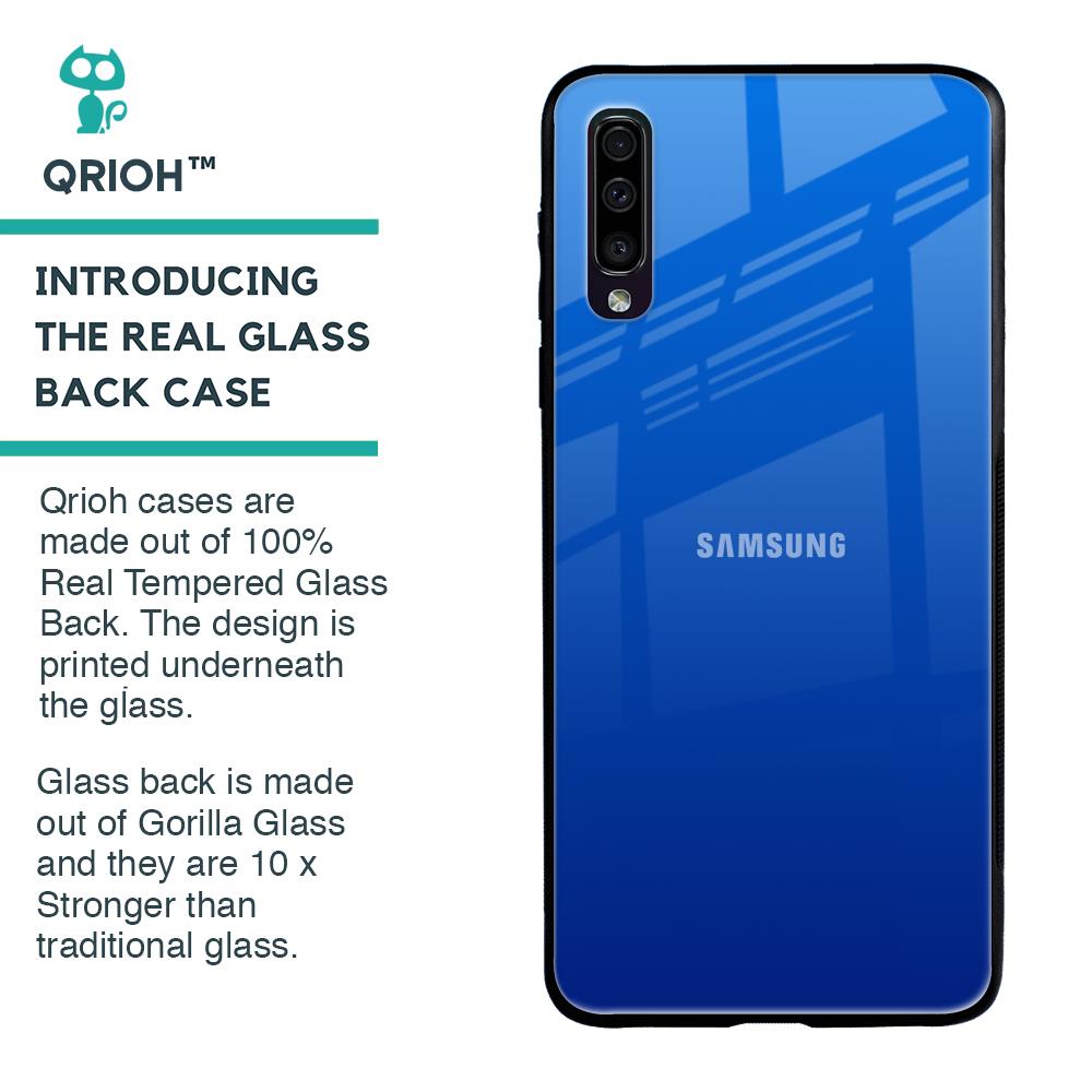 Egyptian Blue Glass Case for Samsung Galaxy A70