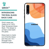 Wavy Color Pattern Glass Case for Samsung Galaxy A70