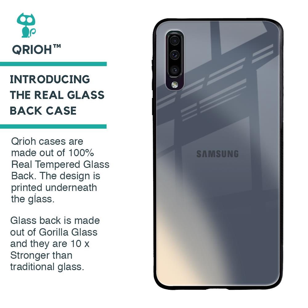 Metallic Gradient Glass Case for Samsung Galaxy A70