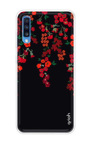 Floral Deco Samsung Galaxy A70 Back Cover