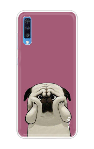 Chubby Dog Samsung Galaxy A70 Back Cover