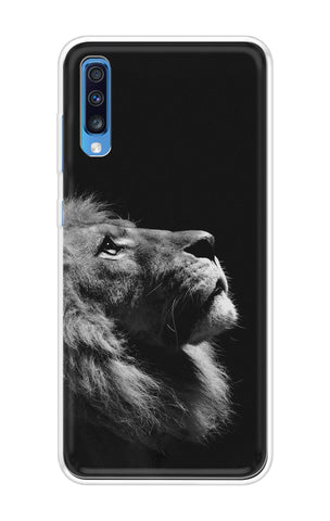 Lion Looking to Sky Samsung Galaxy A70 Back Cover