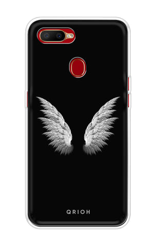 White Angel Wings Oppo A5s Back Cover
