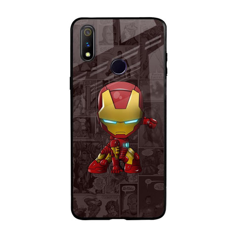 Angry Baby Super Hero Realme 3 Pro Glass Back Cover Online