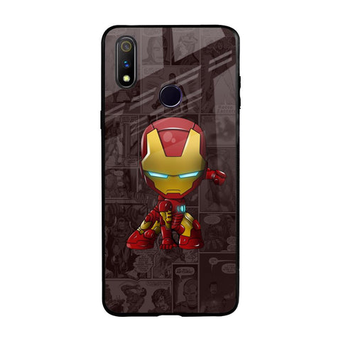 Angry Baby Super Hero Realme 3 Pro Glass Back Cover Online