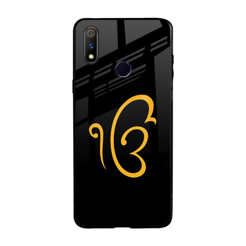 Luxury Fashion Initial Realme 3 Pro Glass Back Cover Online