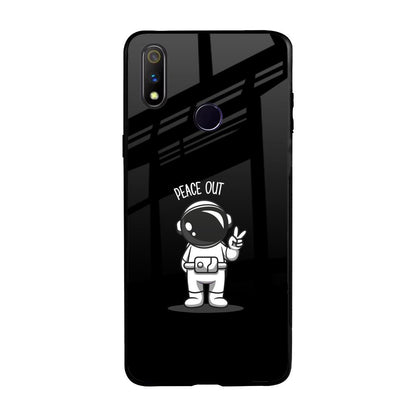 Peace Out Astro Realme 3 Pro Glass Back Cover Online