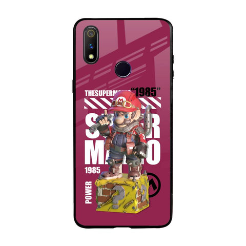 Gangster Hero Realme 3 Pro Glass Back Cover Online