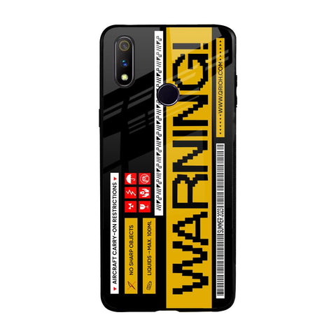 Aircraft Warning Realme 3 Pro Glass Back Cover Online