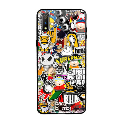 Boosted Realme 3 Pro Glass Back Cover Online