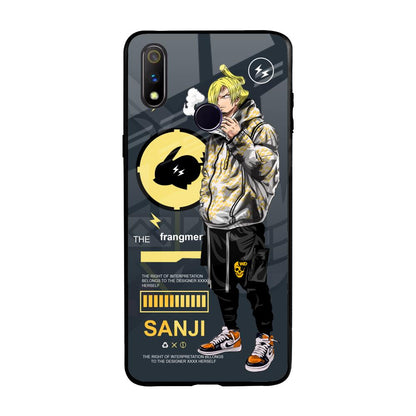 Cool Sanji Realme 3 Pro Glass Back Cover Online
