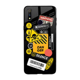 Danger Signs Realme 3 Pro Glass Back Cover Online