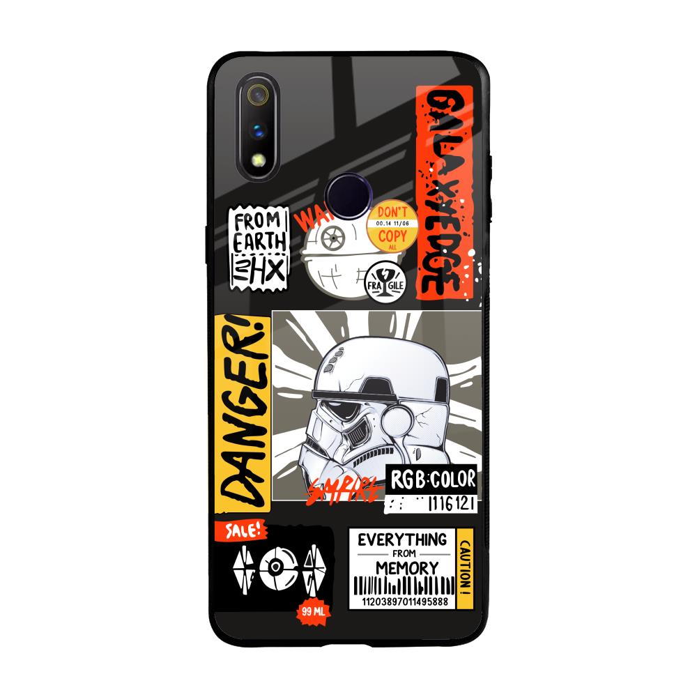 Galaxy Edge Realme 3 Pro Glass Back Cover Online