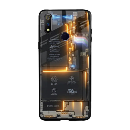 Glow Up Skeleton Realme 3 Pro Glass Back Cover Online