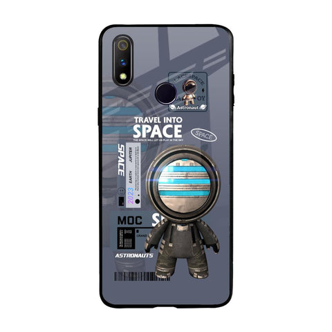 Space Travel Realme 3 Pro Glass Back Cover Online