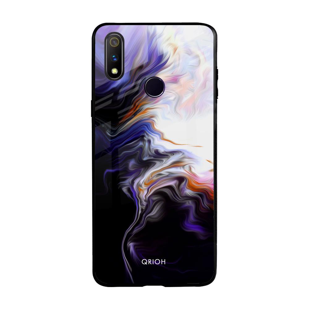 Enigma Smoke Realme 3 Pro Glass Back Cover Online