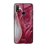 Crimson Ruby Realme 3 Pro Glass Back Cover Online