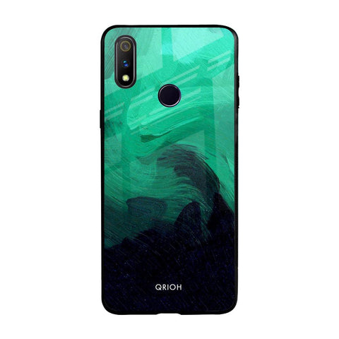 Scarlet Amber Realme 3 Pro Glass Back Cover Online