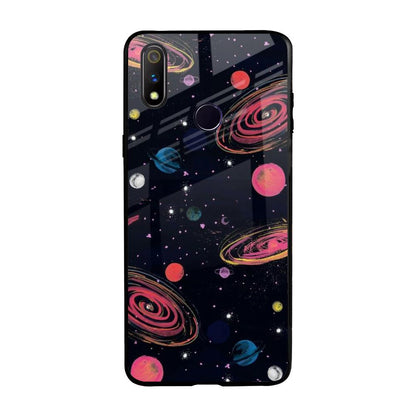Galaxy In Dream Realme 3 Pro Glass Back Cover Online