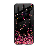 Heart Rain Fall Realme 3 Pro Glass Back Cover Online