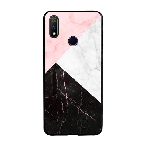Marble Collage Art Realme 3 Pro Glass Back Cover Online