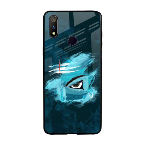 Power Of Trinetra Realme 3 Pro Glass Back Cover Online
